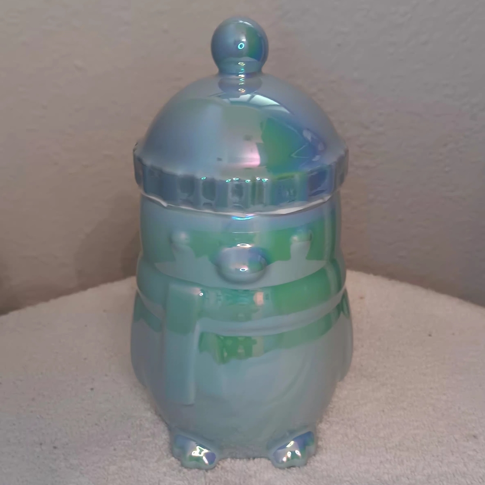 Starbucks 2025 Holiday Penguin Iridescent Mug with Lid NWT